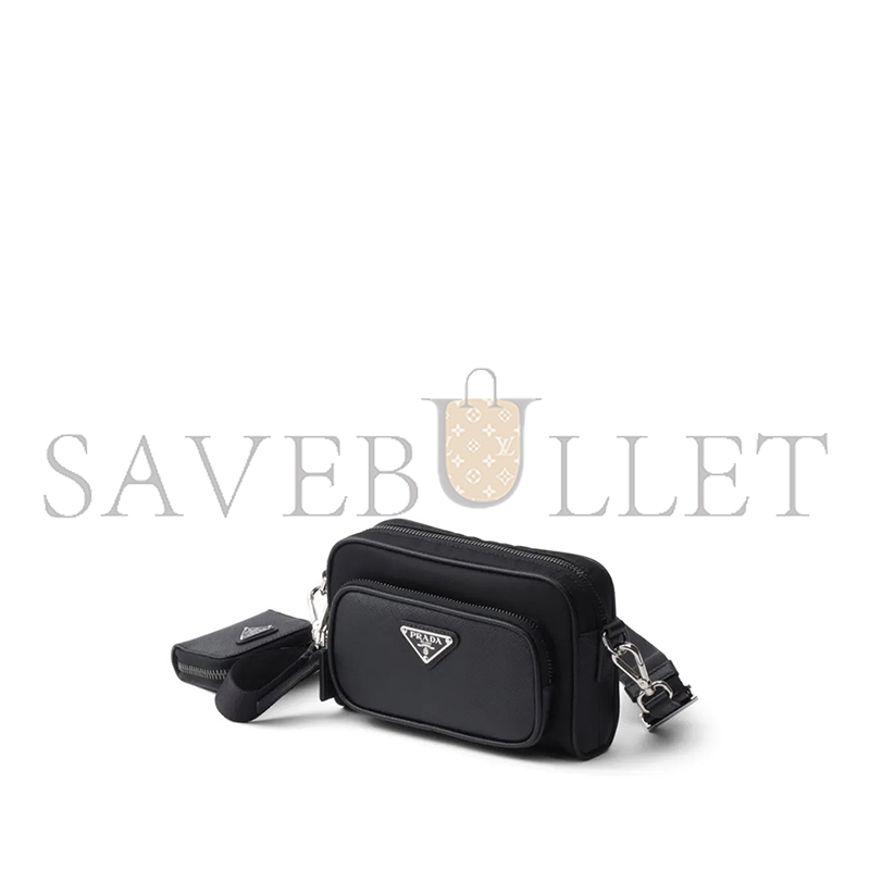 PRADA SAFFIANO LEATHER SHOULDER BAG 2VH172 (18*11.5*5cm)